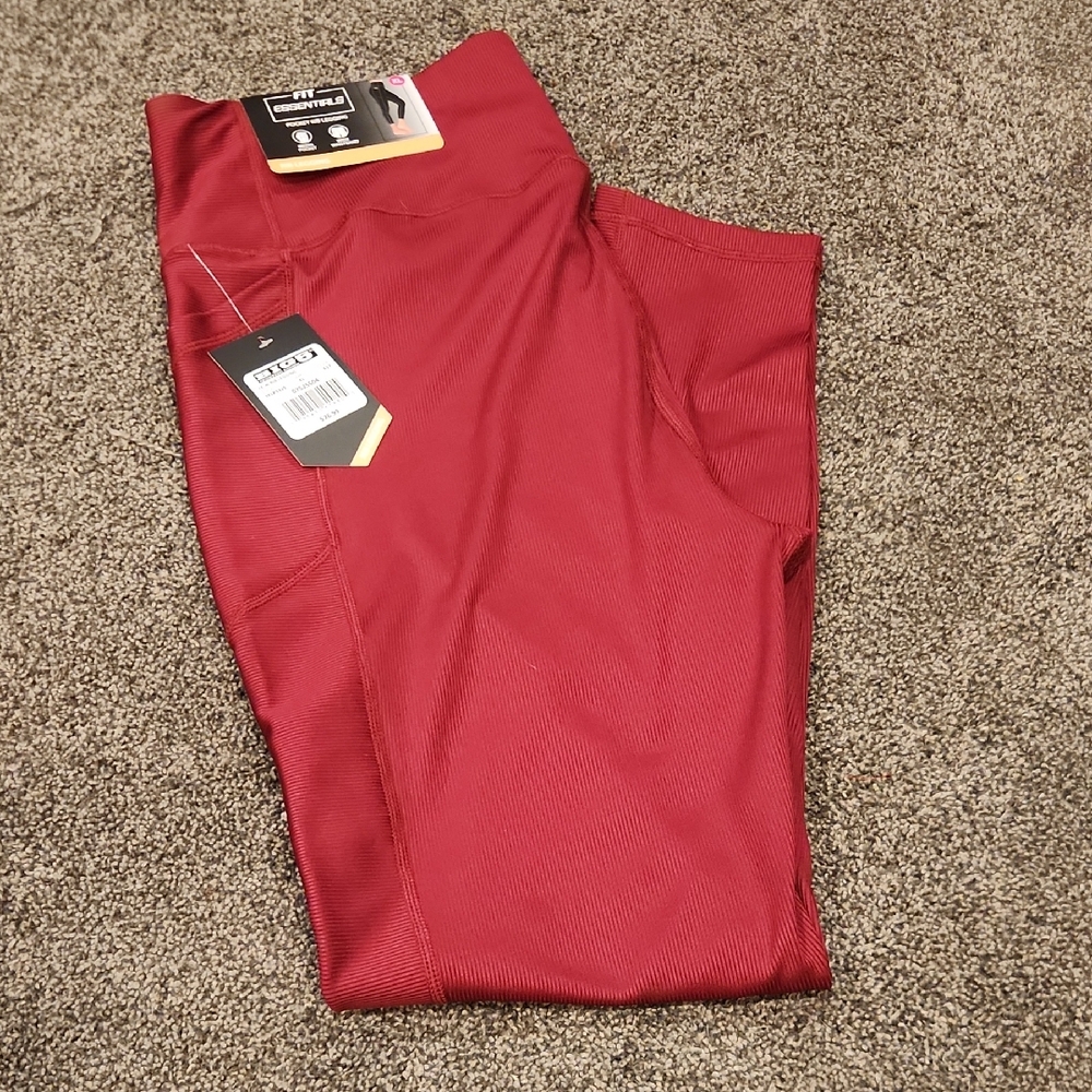 Essentials Red Leggings